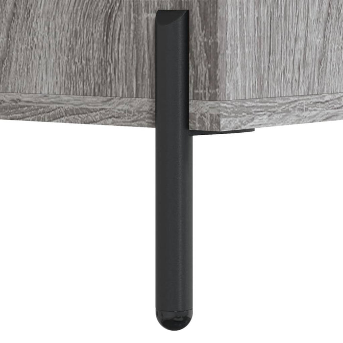 Dulap înalt, gri sonoma, 69,5x34x180 cm, lemn compozit WALTI