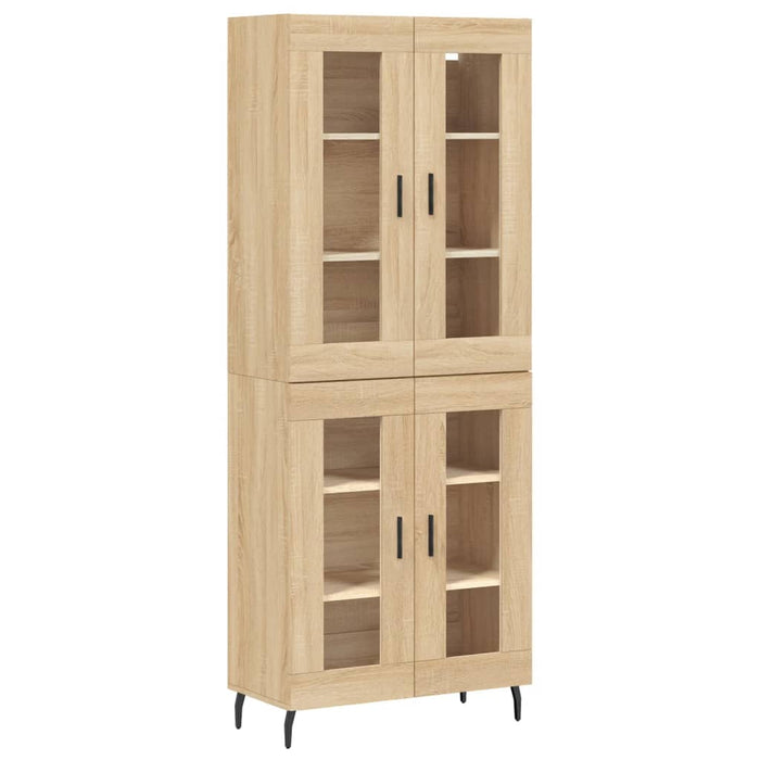 Dulap înalt, stejar sonoma, 69,5x34x180 cm, lemn compozit WALTI