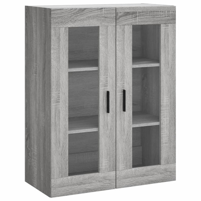 Dulap înalt, gri sonoma, 69,5x34x180 cm, lemn compozit WALTI