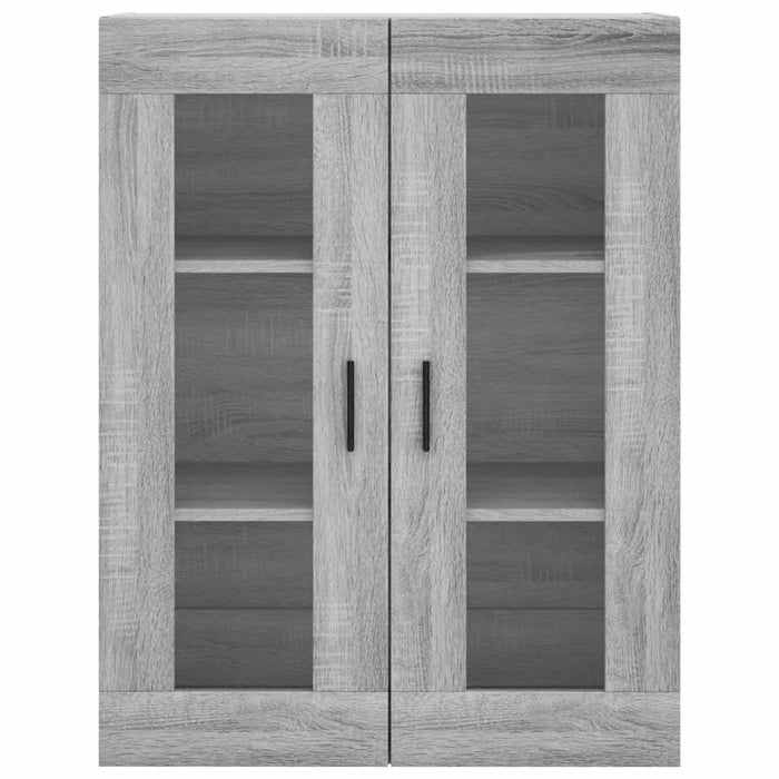 Dulap înalt, gri sonoma, 69,5x34x180 cm, lemn compozit WALTI