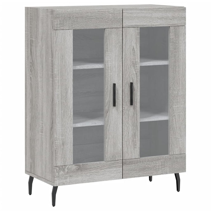 Dulap înalt, gri sonoma, 69,5x34x180 cm, lemn compozit WALTI