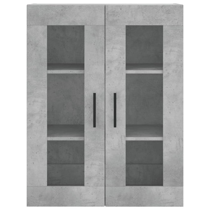 Dulap înalt, gri beton, 69,5x34x180, lemn compozit - WALTI WALTI