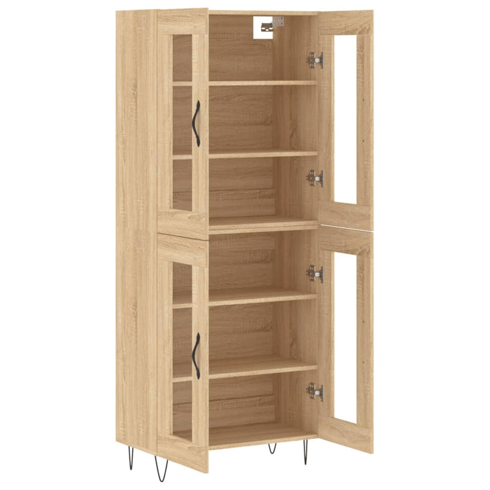 Dulap înalt, stejar sonoma, 69,5x34x180 cm, lemn compozit WALTI
