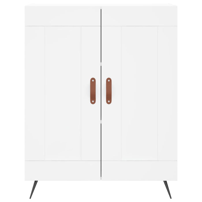 Dulap înalt, alb, 69,5x34x180 cm, lemn compozit WALTI