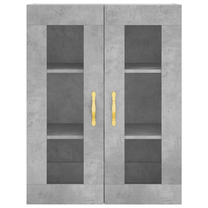 Dulap înalt, gri beton, 69,5x34x180, lemn compozit - WALTI WALTI