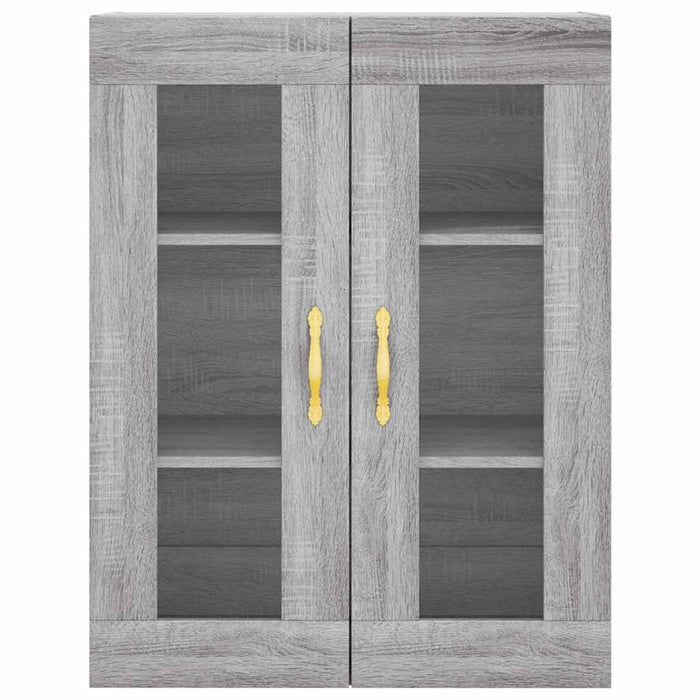 Dulap înalt, gri sonoma, 69,5x34x180 cm, lemn compozit - WALTI WALTI