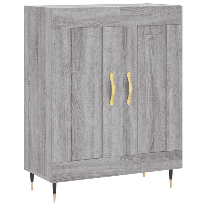 Dulap înalt, gri sonoma, 69,5x34x180 cm, lemn compozit - WALTI WALTI