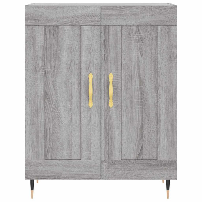 Dulap înalt, gri sonoma, 69,5x34x180 cm, lemn compozit - WALTI WALTI