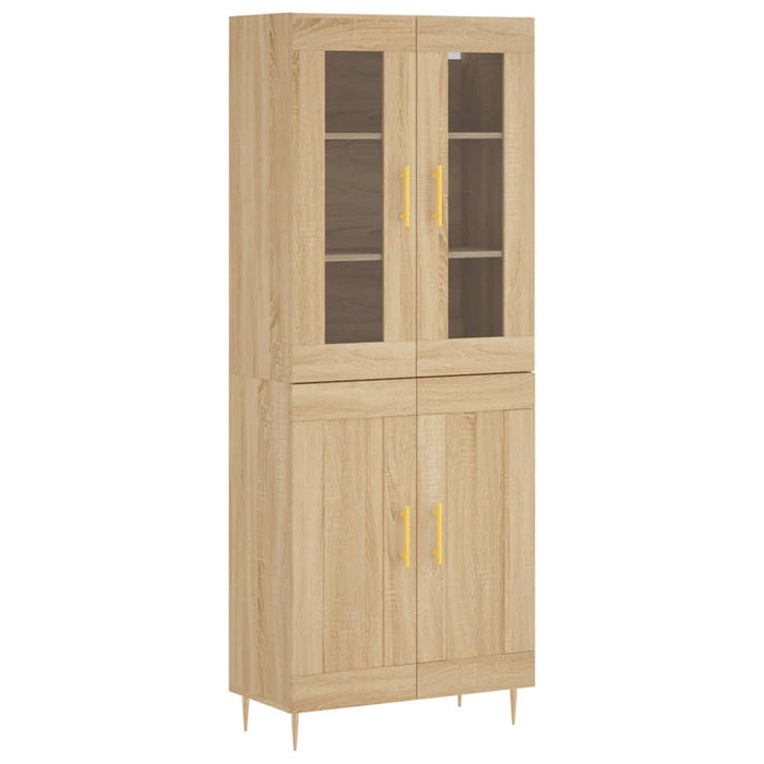 Dulap înalt, stejar sonoma, 69,5x34x180 cm, lemn compozit - WALTI WALTI