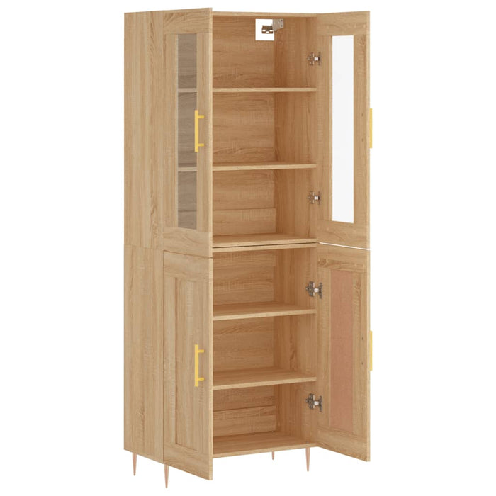 Dulap înalt, stejar sonoma, 69,5x34x180 cm, lemn compozit - WALTI WALTI