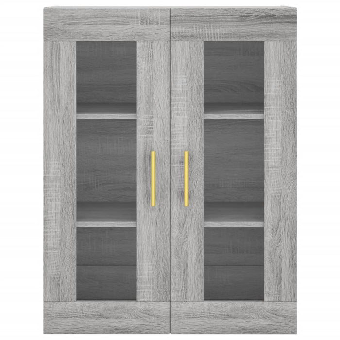 Dulap înalt, gri sonoma, 69,5x34x180 cm, lemn compozit - WALTI WALTI