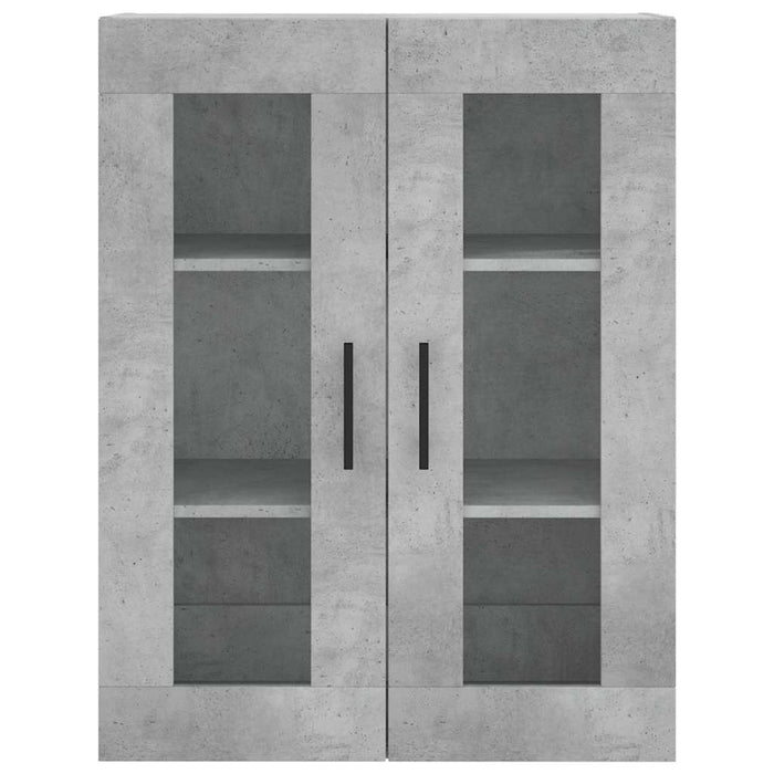 Dulap înalt, gri beton, 69,5x34x180, lemn compozit - WALTI WALTI