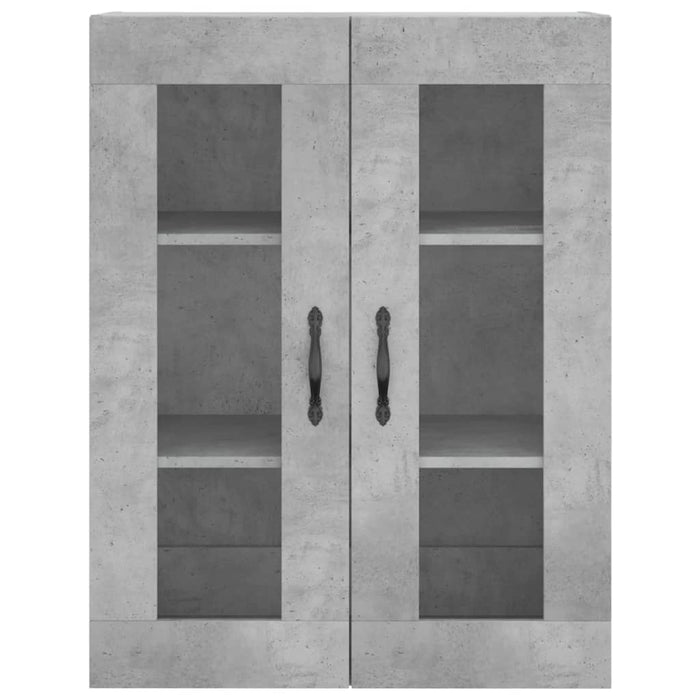 Dulap înalt, gri beton, 69,5x34x180, lemn compozit - WALTI WALTI