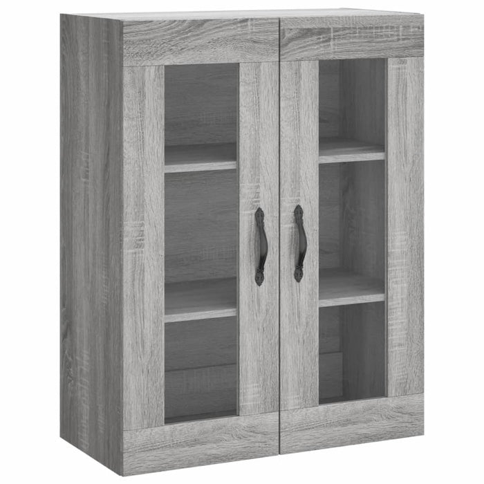 Dulap înalt, gri sonoma, 69,5x34x180 cm, lemn compozit WALTI