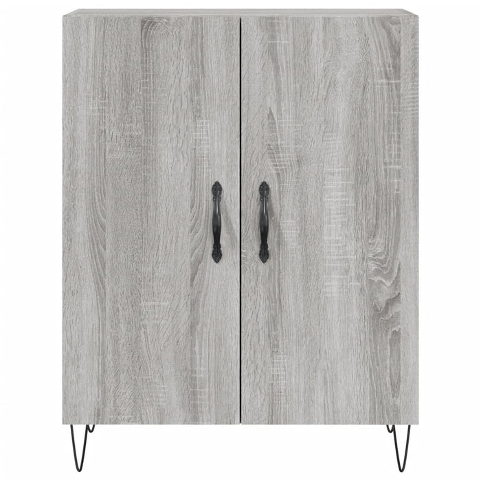 Dulap înalt, gri sonoma, 69,5x34x180 cm, lemn compozit WALTI
