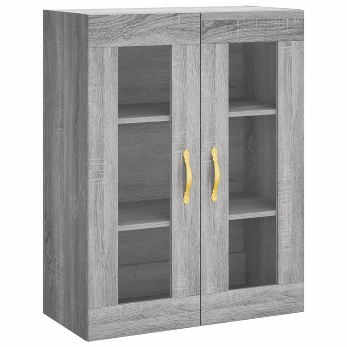 Dulap înalt, gri sonoma, 69,5x34x180 cm, lemn compozit WALTI