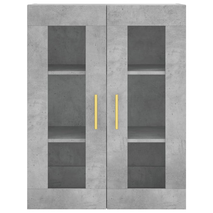 Dulap înalt, gri beton, 69,5x34x180, lemn compozit - WALTI WALTI