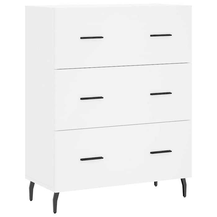 Dulap înalt, alb, 69,5x34x180 cm, lemn compozit WALTI