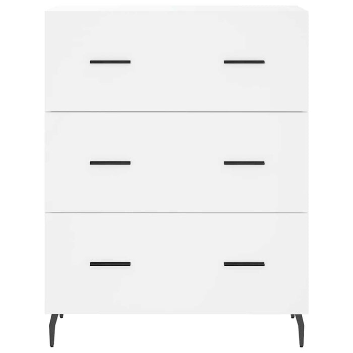Dulap înalt, alb, 69,5x34x180 cm, lemn compozit WALTI