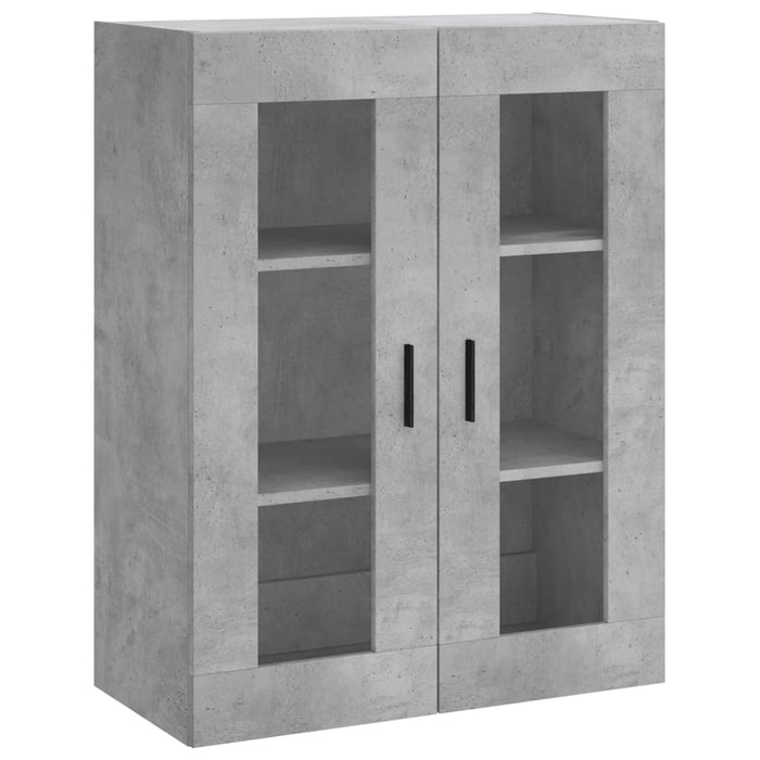Dulap înalt, gri beton, 69,5x34x180, lemn compozit - WALTI WALTI