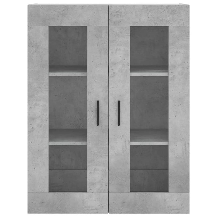 Dulap înalt, gri beton, 69,5x34x180, lemn compozit - WALTI WALTI