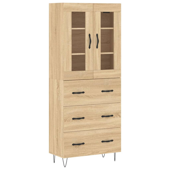 Dulap înalt, stejar sonoma, 69,5x34x180 cm, lemn compozit - WALTI WALTI