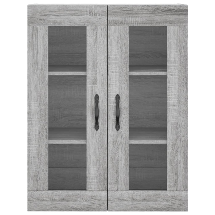 Dulap înalt, gri sonoma, 69,5x34x180 cm, lemn compozit - WALTI WALTI