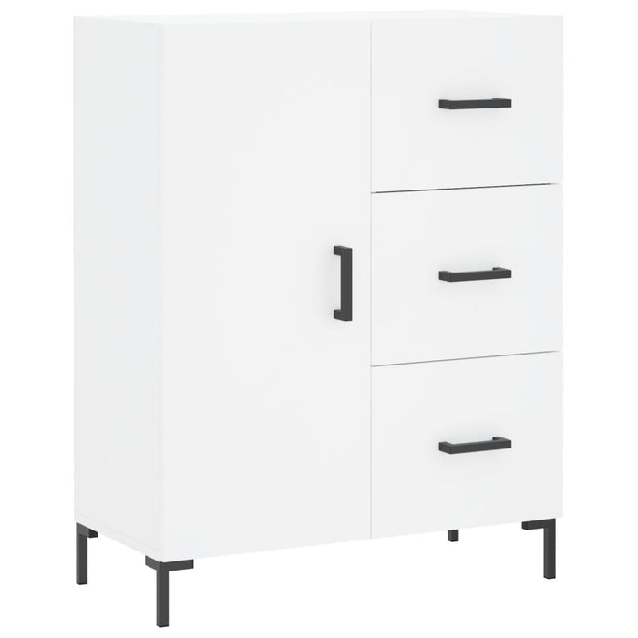 Dulap înalt, alb, 69,5x34x180 cm, lemn compozit WALTI