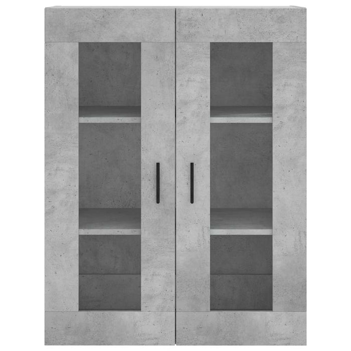Dulap înalt, gri beton, 69,5x34x180, lemn compozit - WALTI WALTI