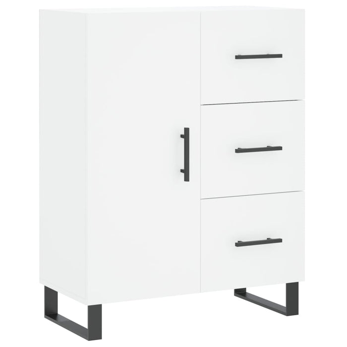 Dulap înalt, alb, 69,5x34x180 cm, lemn compozit WALTI