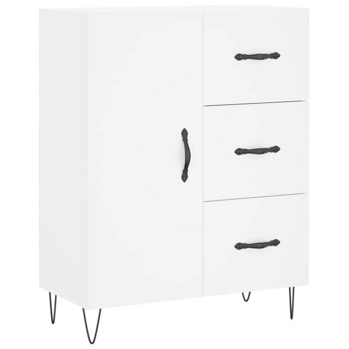 Dulap înalt, alb, 69,5x34x180 cm, lemn compozit WALTI
