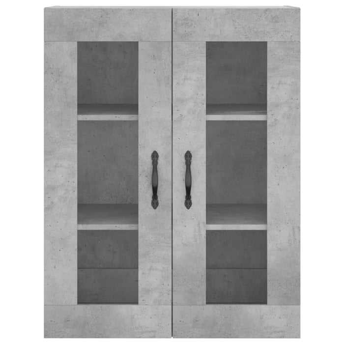 Dulap înalt, gri beton, 69,5x34x180, lemn compozit - WALTI WALTI