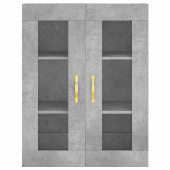 Dulap înalt, gri beton, 69,5x34x180, lemn compozit - WALTI WALTI