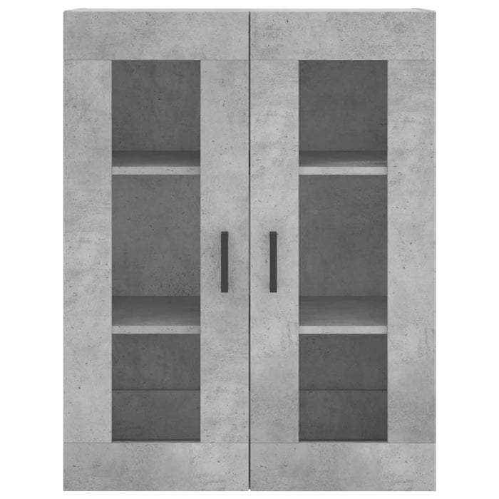 Dulap înalt, gri beton, 69,5x34x180, lemn compozit - WALTI WALTI