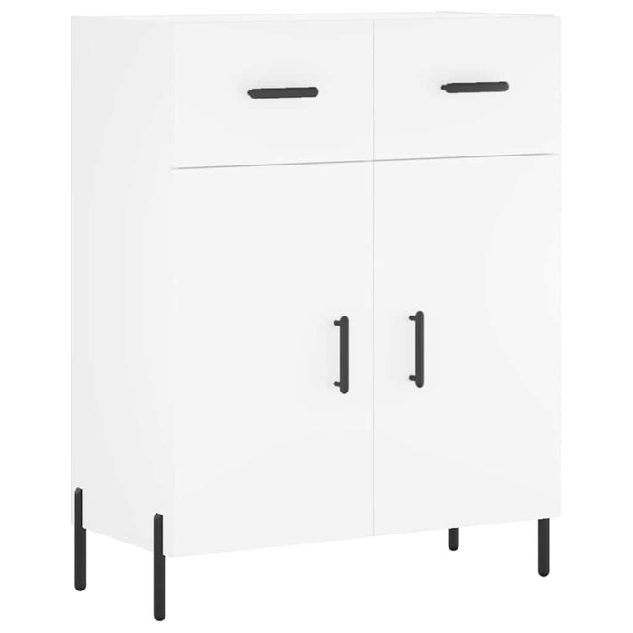 Dulap înalt, alb, 69,5x34x180 cm, lemn compozit - WALTI WALTI