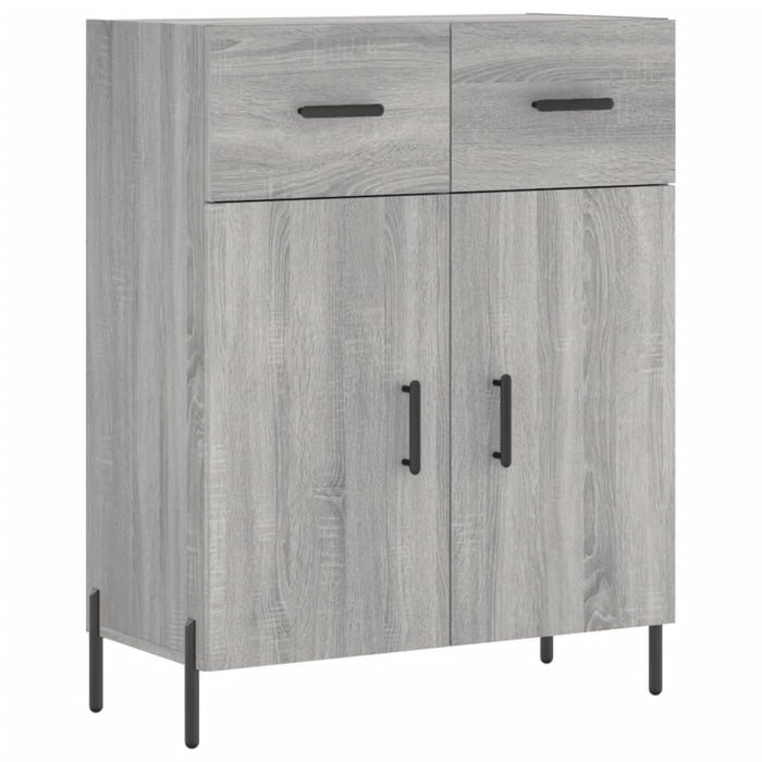 Dulap înalt, gri sonoma, 69,5x34x180 cm, lemn compozit - WALTI WALTI