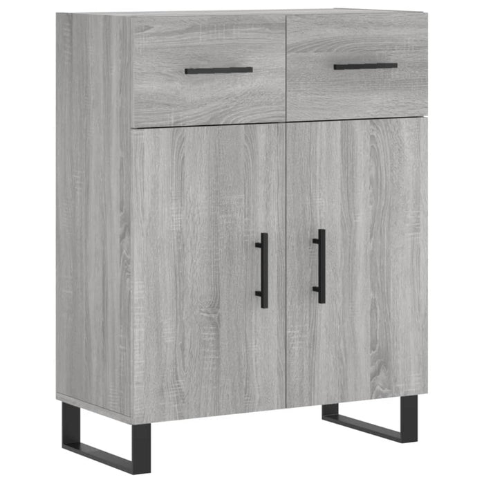 Dulap înalt, gri sonoma, 69,5x34x180 cm, lemn compozit - WALTI WALTI