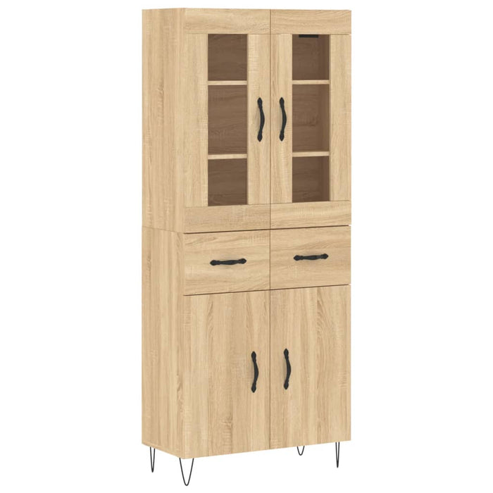 Dulap înalt, stejar sonoma, 69,5x34x180 cm, lemn compozit - WALTI WALTI