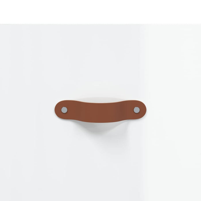 Dulap înalt, alb extralucios, 69,5x34x180 cm, lemn compozit WALTI