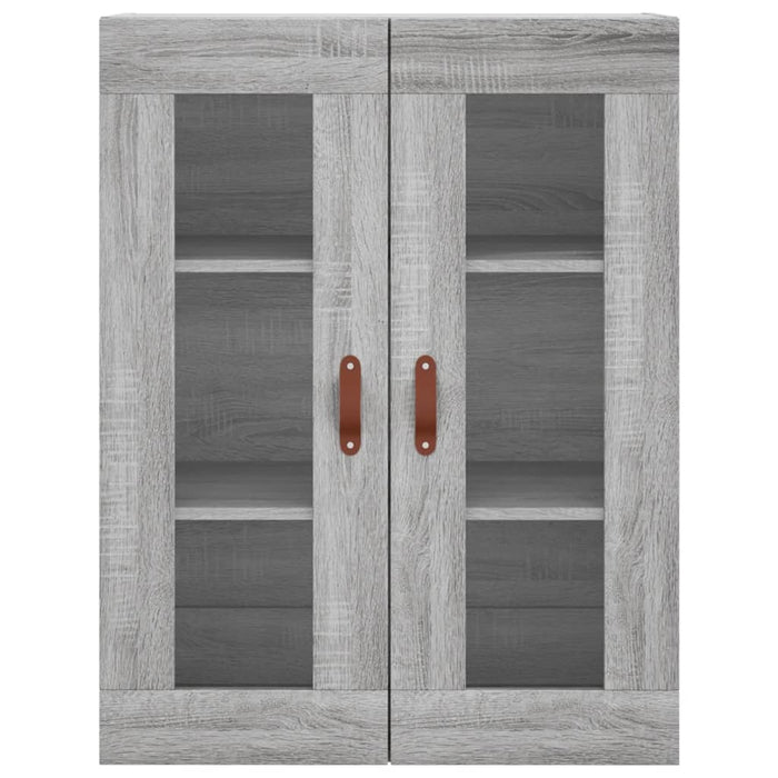 Dulap înalt, gri sonoma, 69,5x34x180 cm, lemn compozit - WALTI WALTI