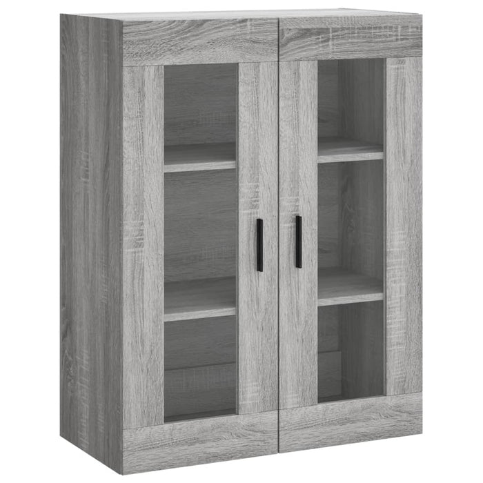 Dulap înalt, gri sonoma, 69,5x34x180 cm, lemn compozit WALTI