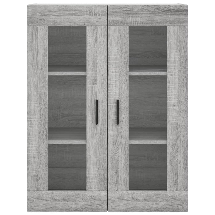Dulap înalt, gri sonoma, 69,5x34x180 cm, lemn compozit WALTI