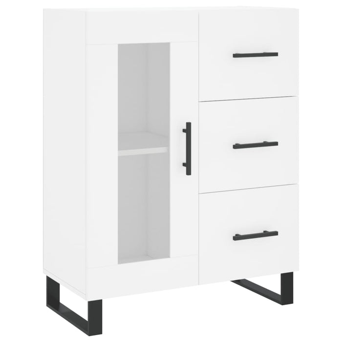 Dulap înalt, alb, 69,5x34x180 cm, lemn compozit WALTI