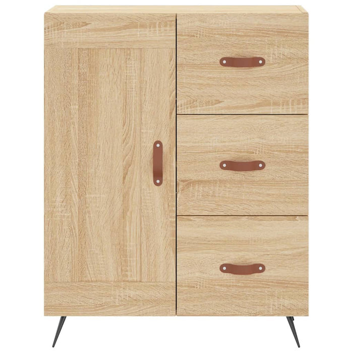 Dulap înalt, stejar sonoma, 69,5x34x180 cm, lemn compozit WALTI