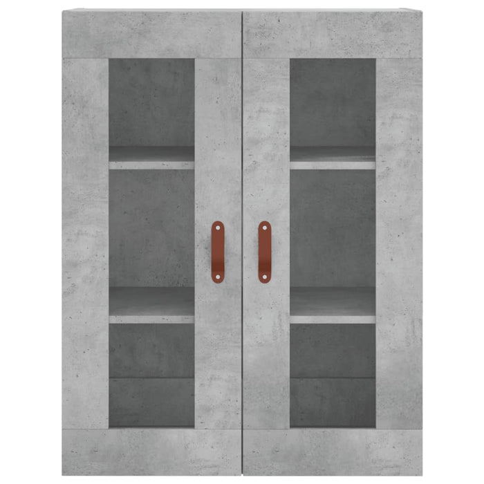 Dulap înalt, gri beton, 69,5x34x180, lemn compozit WALTI