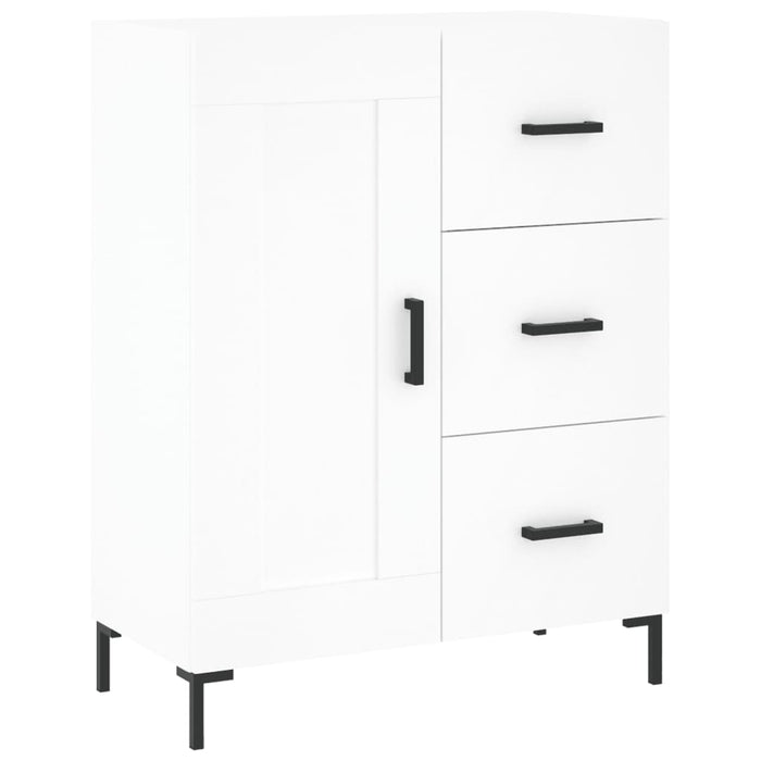Dulap înalt, alb, 69,5x34x180 cm, lemn compozit WALTI