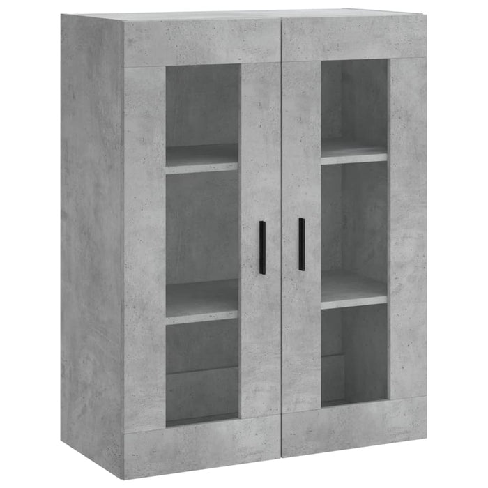 Dulap înalt, gri beton, 69,5x34x180, lemn compozit - WALTI WALTI