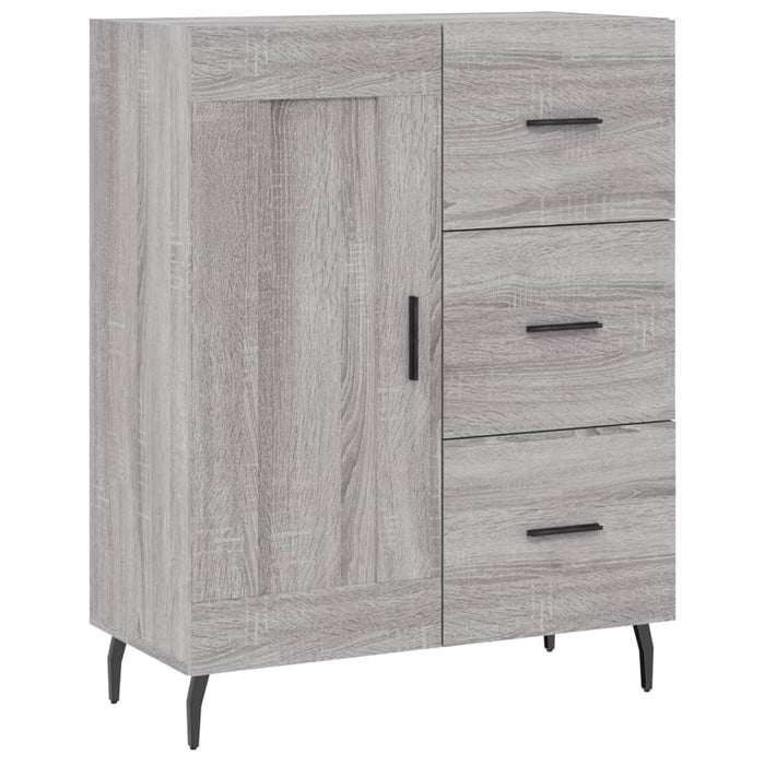 Dulap înalt, gri sonoma, 69,5x34x180 cm, lemn compozit - WALTI WALTI