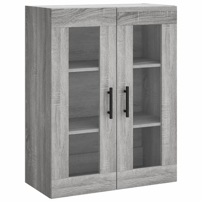 Dulap înalt, gri sonoma, 69,5x34x180 cm, lemn compozit WALTI