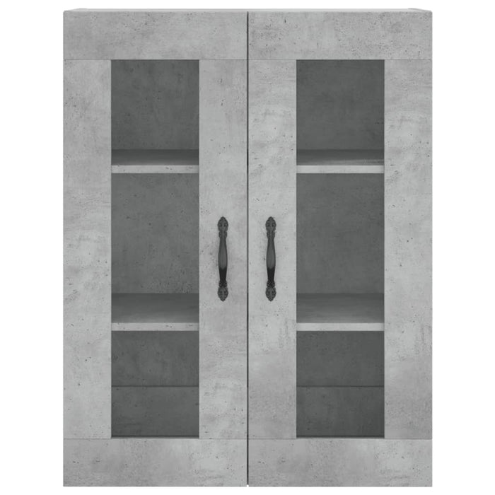 Dulap înalt, gri beton, 69,5x34x180, lemn compozit - WALTI WALTI